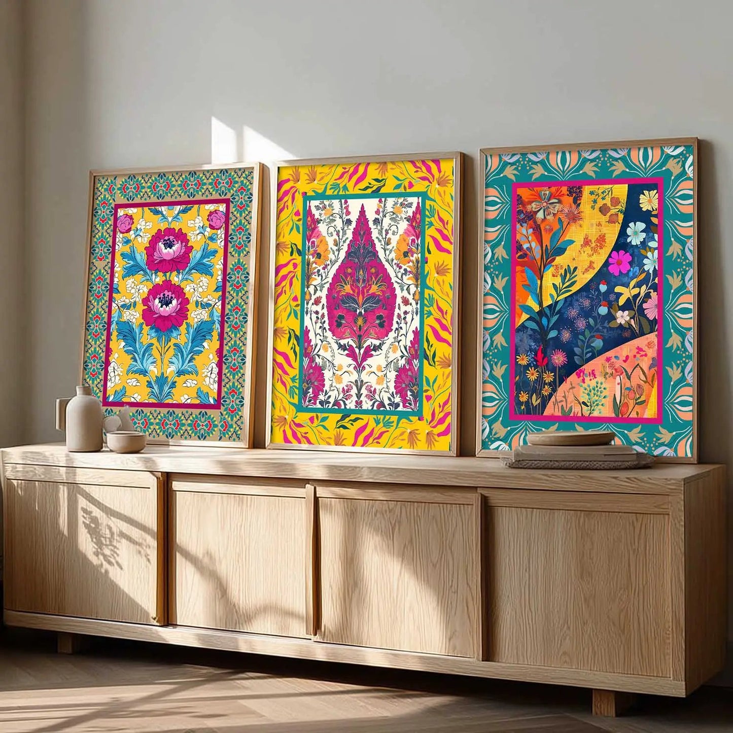 Traditional   Wall  Art  Paintings for Living Room - Wall Poster With frames