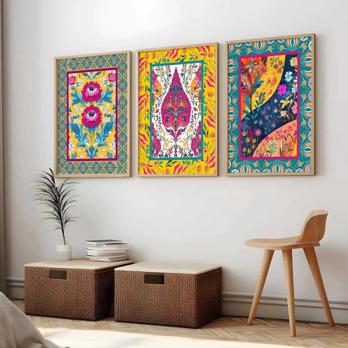 Traditional   Wall  Art  Paintings for Living Room - Wall Poster With frames