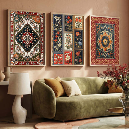 Traditional  Wall   Art  Paintings for Living Room - Wall Poster With frames
