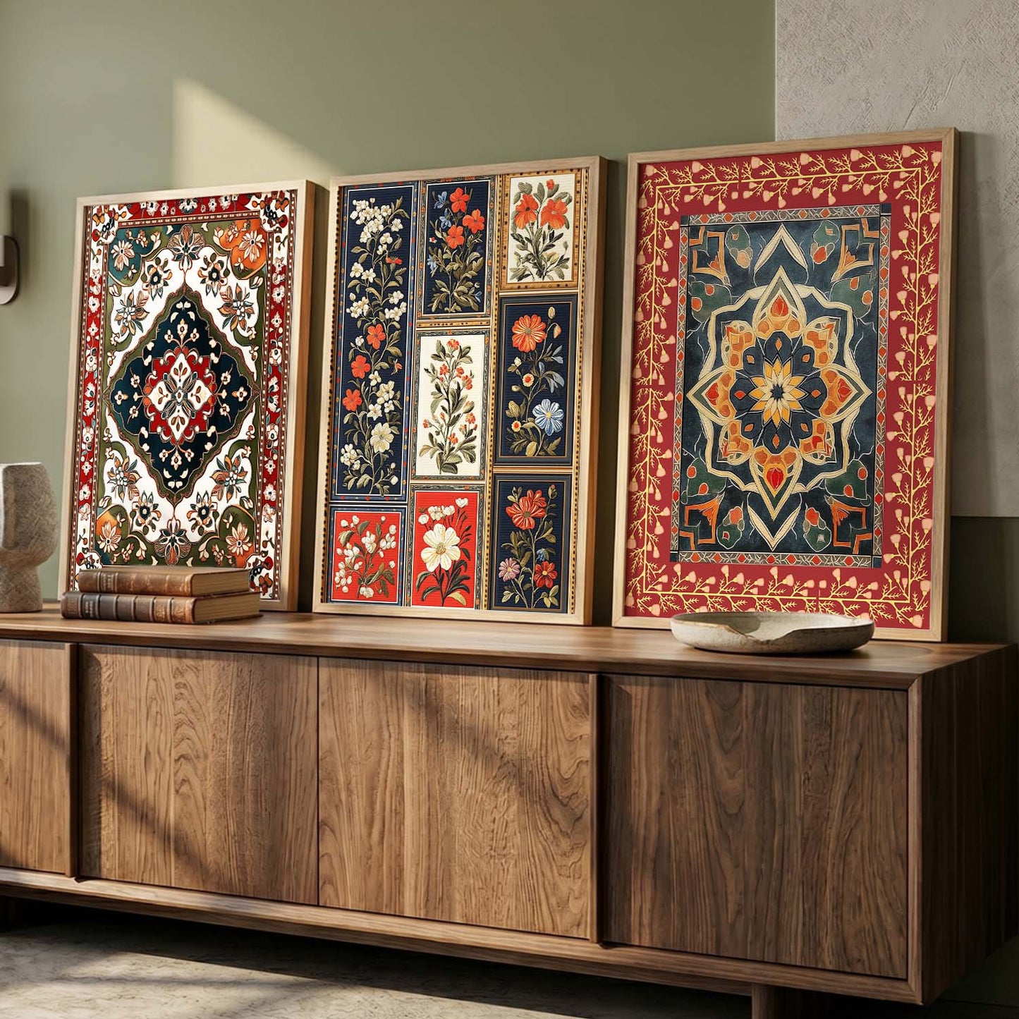 Traditional  Wall   Art  Paintings for Living Room - Wall Poster With frames