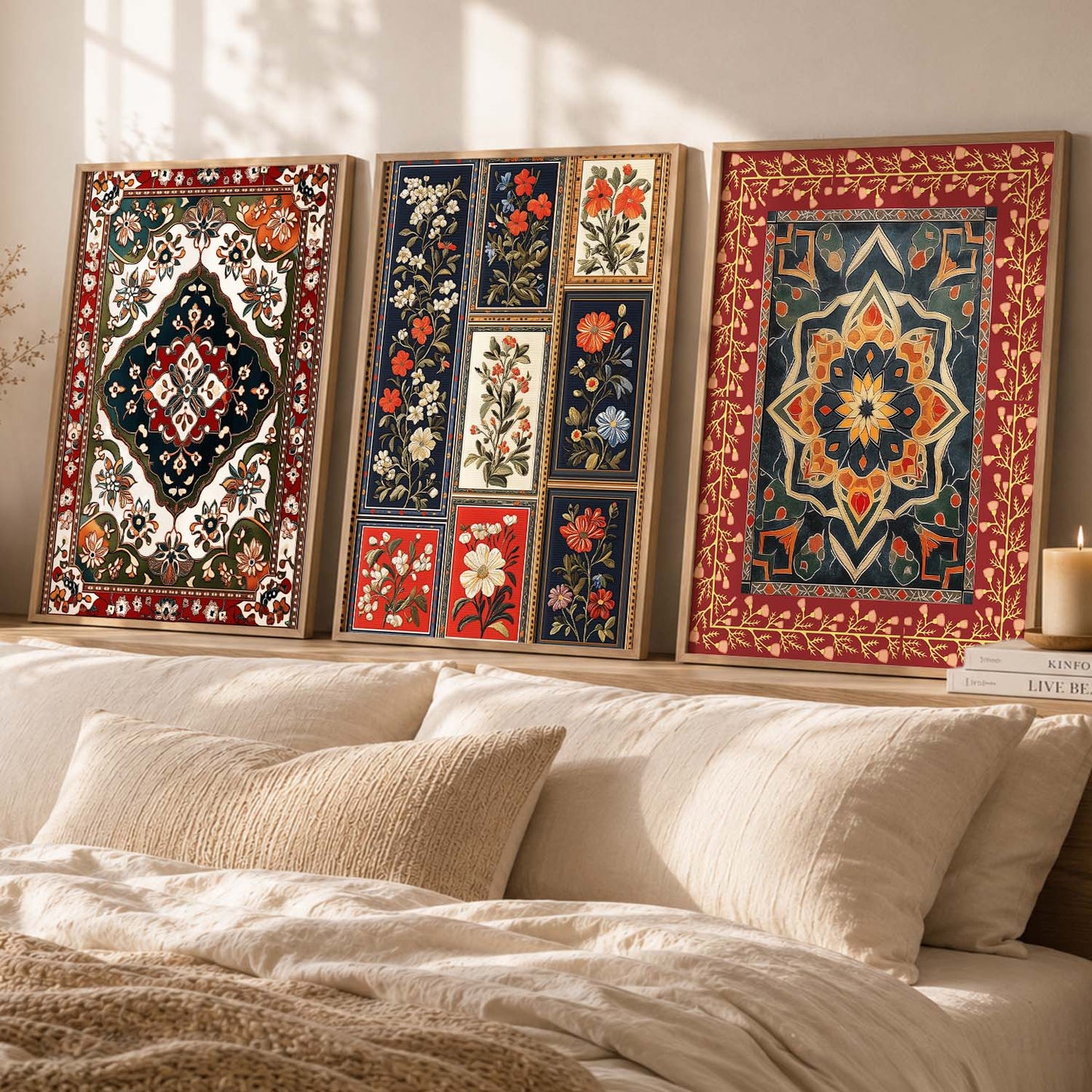 Traditional  Wall   Art  Paintings for Living Room - Wall Poster With frames