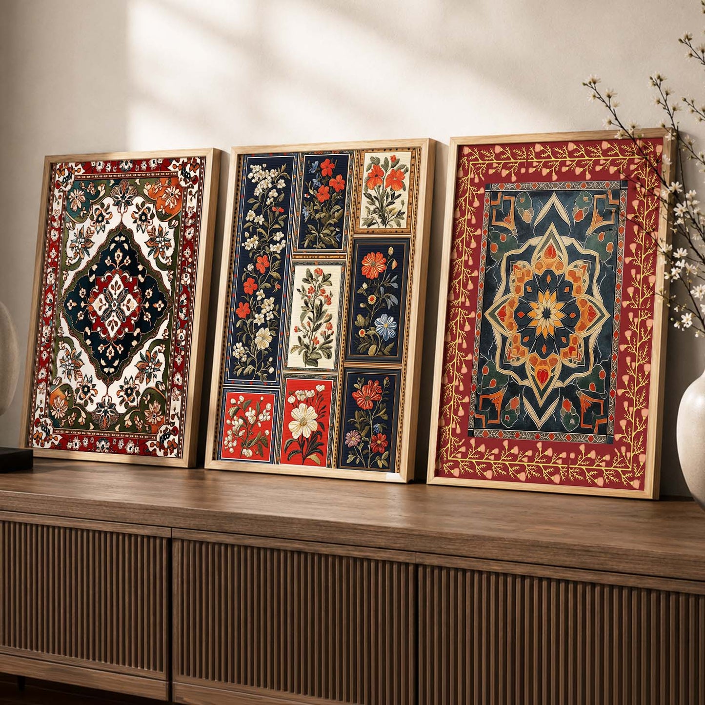 Traditional  Wall   Art  Paintings for Living Room - Wall Poster With frames
