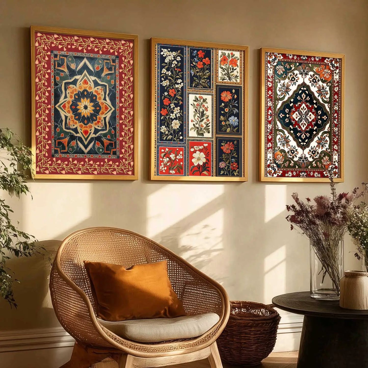 Traditional  Wall   Art  Paintings for Living Room - Wall Poster With frames