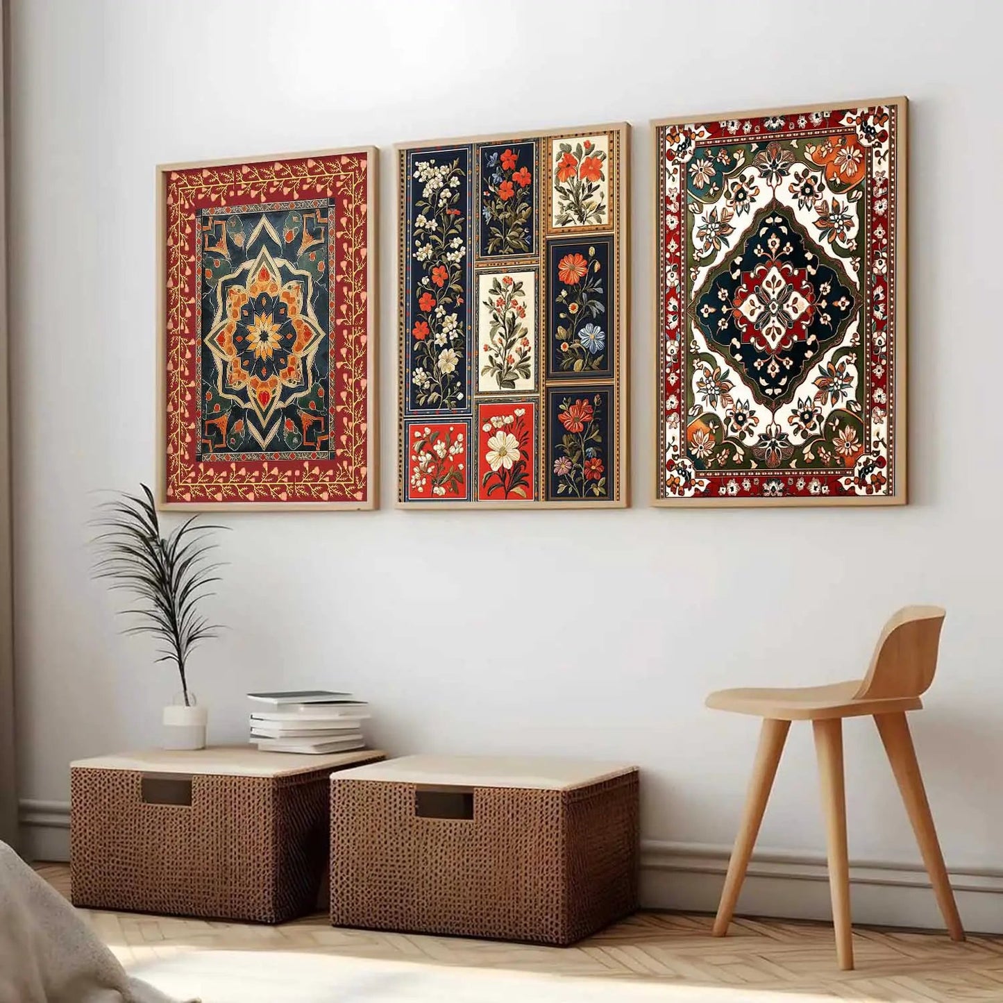 Traditional  Wall   Art  Paintings for Living Room - Wall Poster With frames
