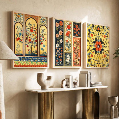 Floral  Wall  Art Paintings for Living Room - Wall Poster With frames