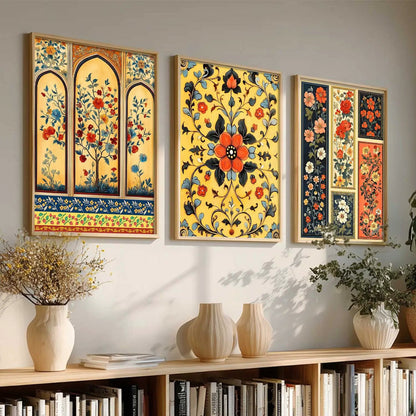 Floral  Wall  Art Paintings for Living Room - Wall Poster With frames