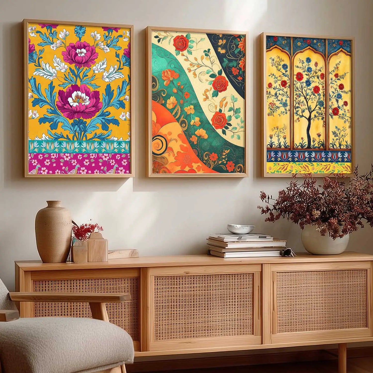 Traditional Wall Art Paintings for Living Room - Wall Poster With frames