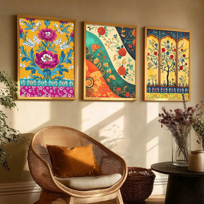 Traditional Wall Art Paintings for Living Room - Wall Poster With frames