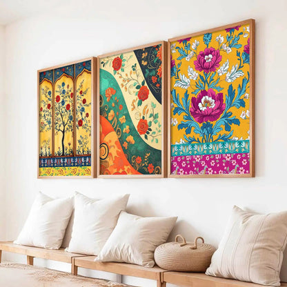 Traditional Wall Art Paintings for Living Room - Wall Poster With frames