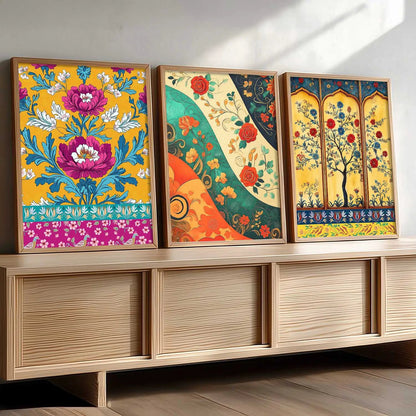 Traditional Wall Art Paintings for Living Room - Wall Poster With frames