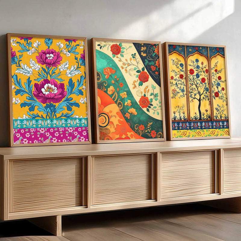 Traditional Wall Art Paintings for Living Room - Wall Poster With frames