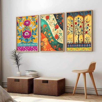 Traditional Wall Art Paintings for Living Room - Wall Poster With frames