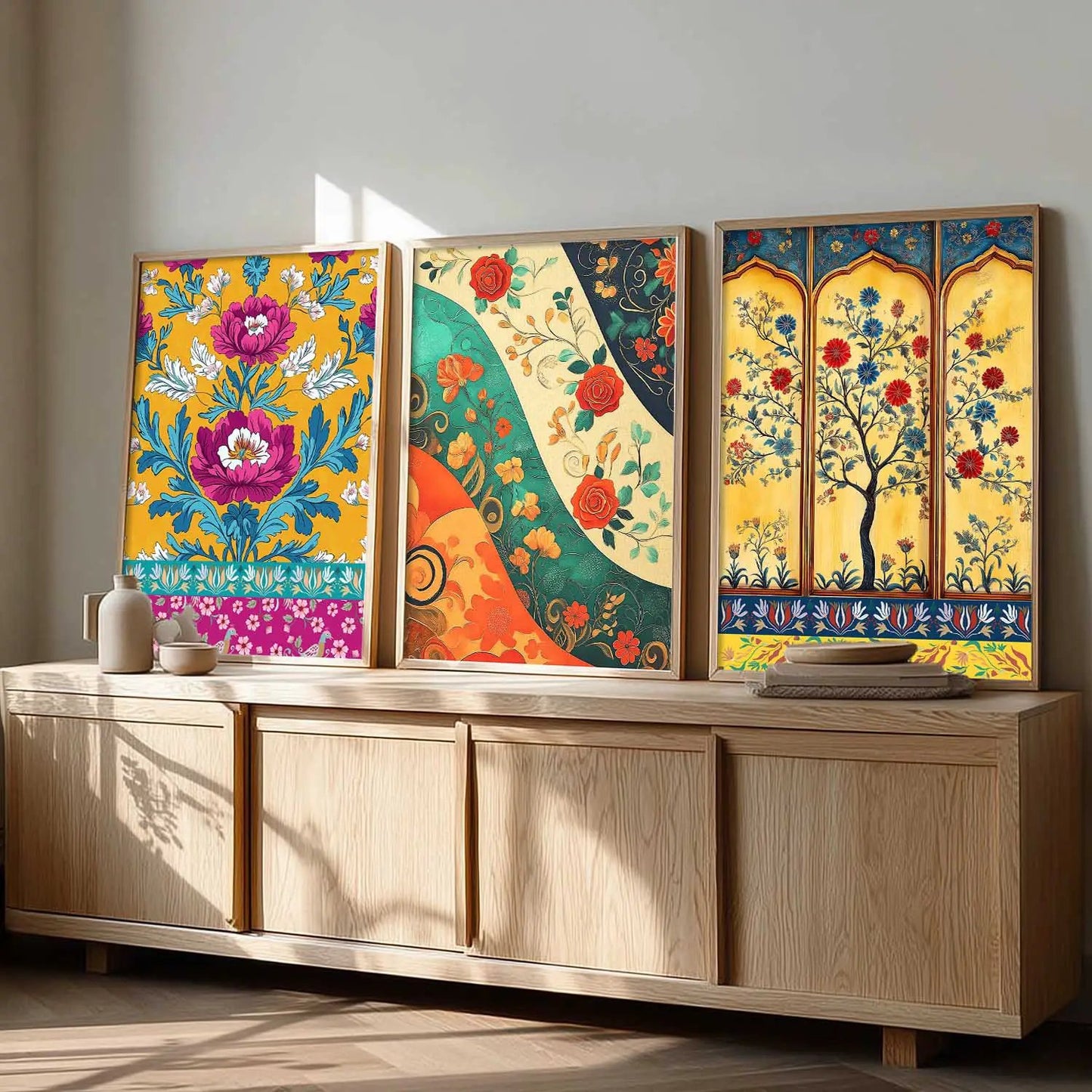 Traditional Wall Art Paintings for Living Room - Wall Poster With frames