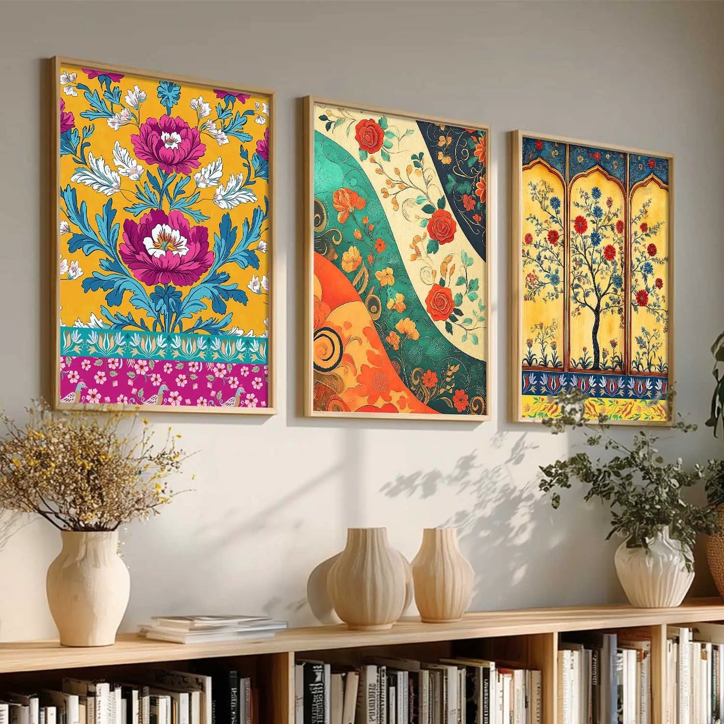 Traditional Wall Art Paintings for Living Room - Wall Poster With frames