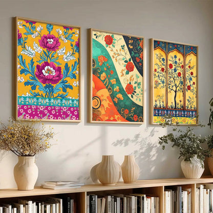 Traditional Wall Art Paintings for Living Room - Wall Poster With frames