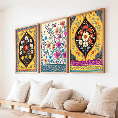 Traditional Wall  Art  Paintings for Living Room - Wall Poster With frames