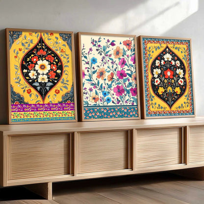 Traditional Wall  Art  Paintings for Living Room - Wall Poster With frames