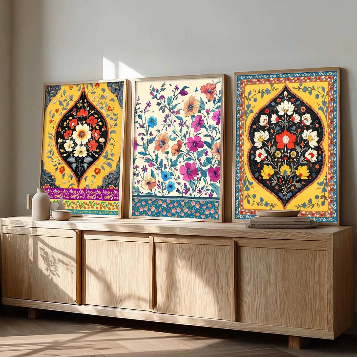 Traditional Wall  Art  Paintings for Living Room - Wall Poster With frames