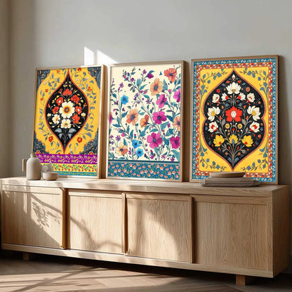 Traditional Wall  Art  Paintings for Living Room - Wall Poster With frames