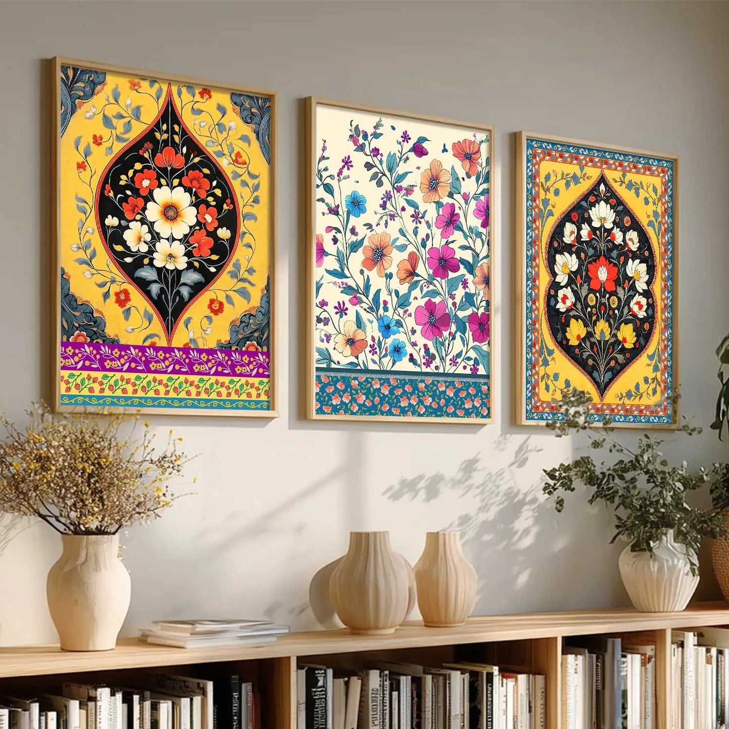 Traditional Wall  Art  Paintings for Living Room - Wall Poster With frames