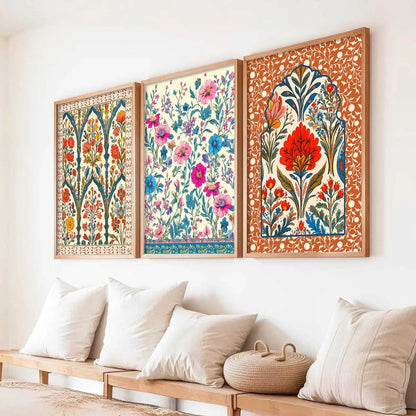 Traditional Wall  Art  Paintings for Living Room - Wall Poster With frames