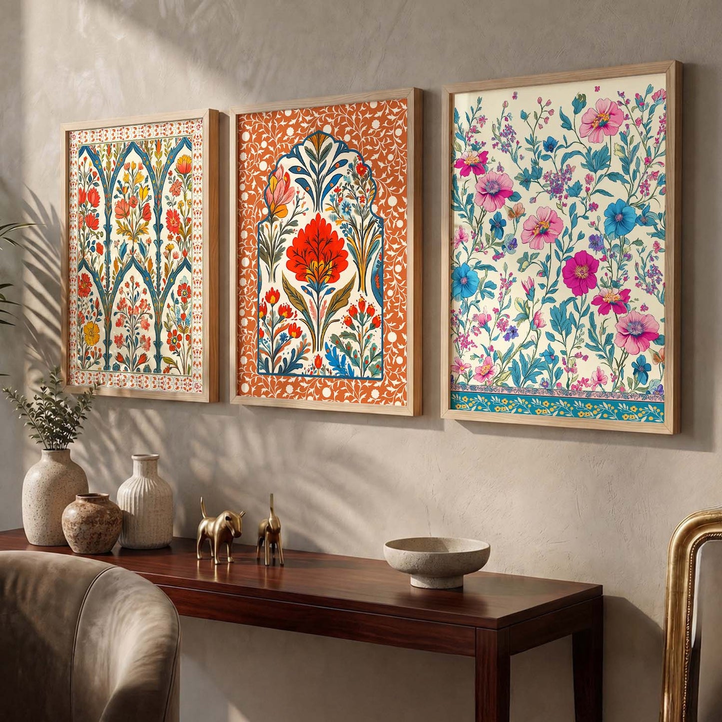 Traditional Wall  Art  Paintings for Living Room - Wall Poster With frames
