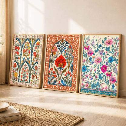 Traditional Wall  Art  Paintings for Living Room - Wall Poster With frames