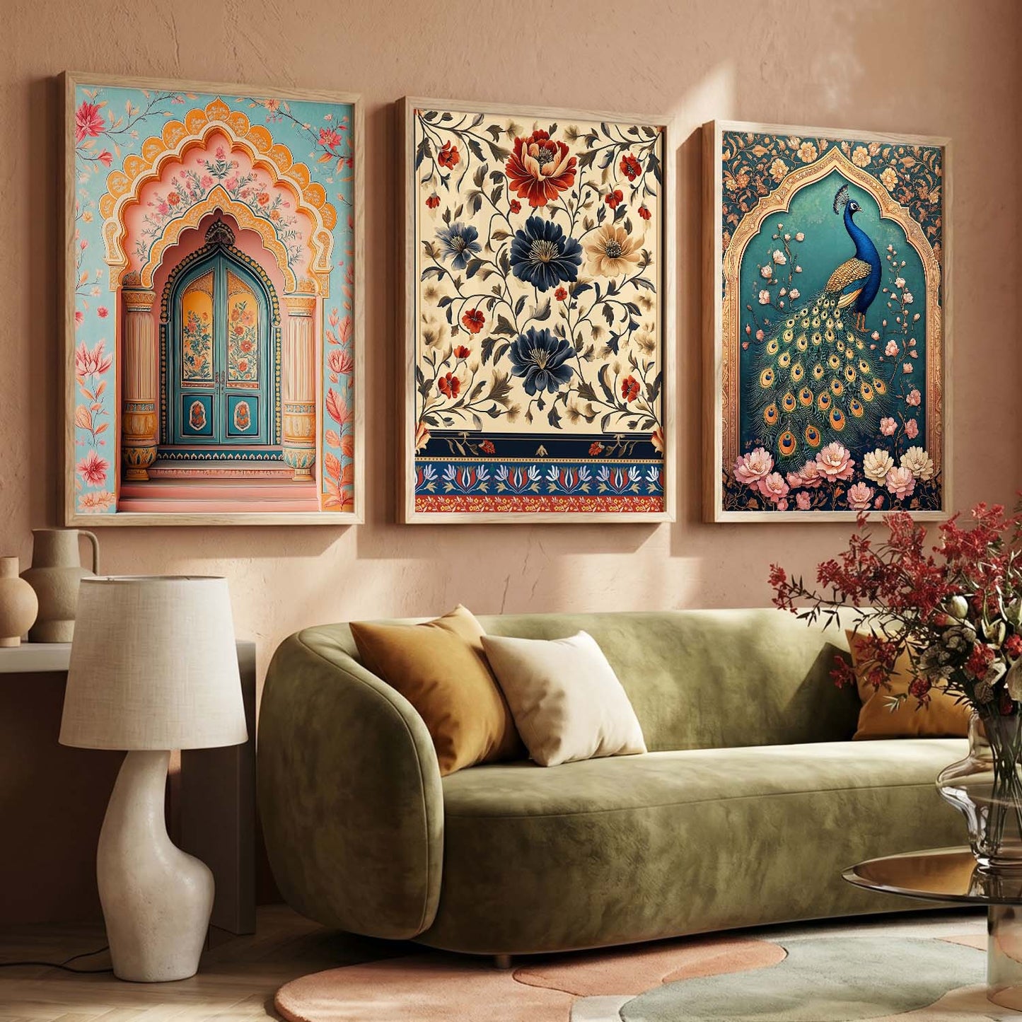 Traditional Wall Art Paintings for Living Room - Wall Poster With frames