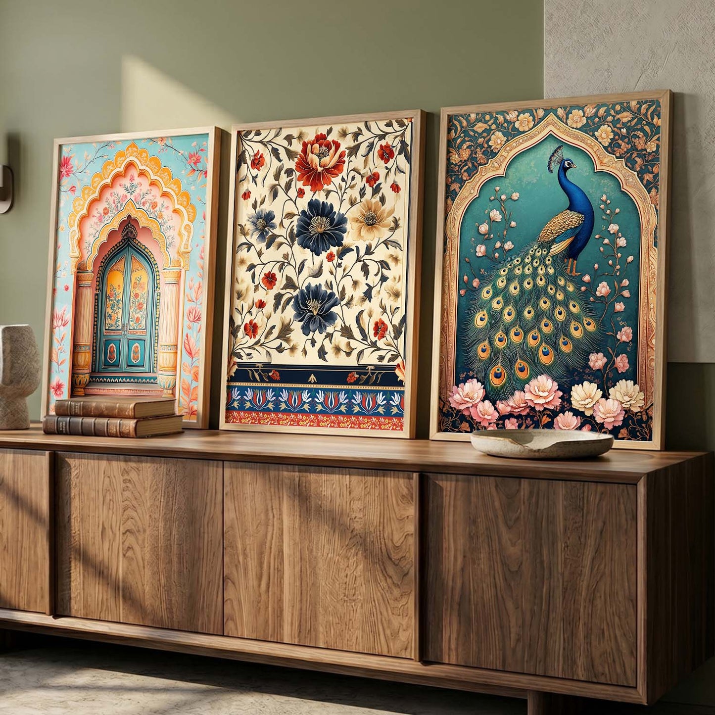 Traditional Wall Art Paintings for Living Room - Wall Poster With frames