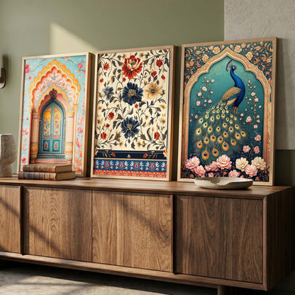Traditional Wall Art Paintings for Living Room - Wall Poster With frames