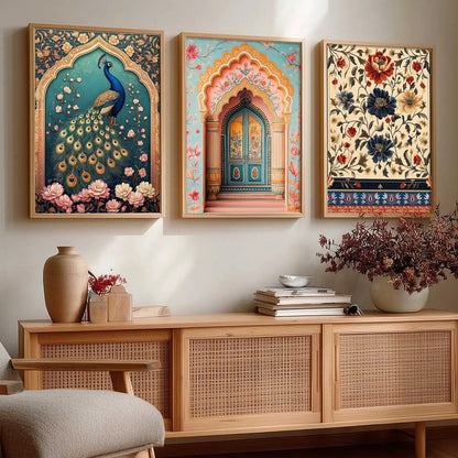Traditional Wall Art Paintings for Living Room - Wall Poster With frames