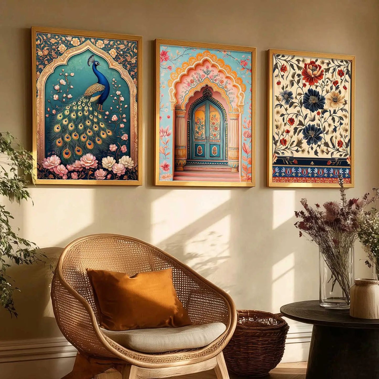 Traditional Wall Art Paintings for Living Room - Wall Poster With frames