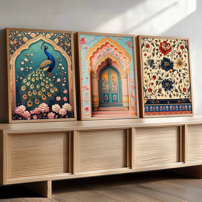 Traditional Wall Art Paintings for Living Room - Wall Poster With frames