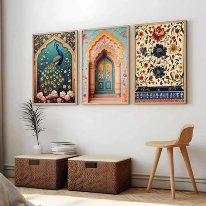 Traditional Wall Art Paintings for Living Room - Wall Poster With frames