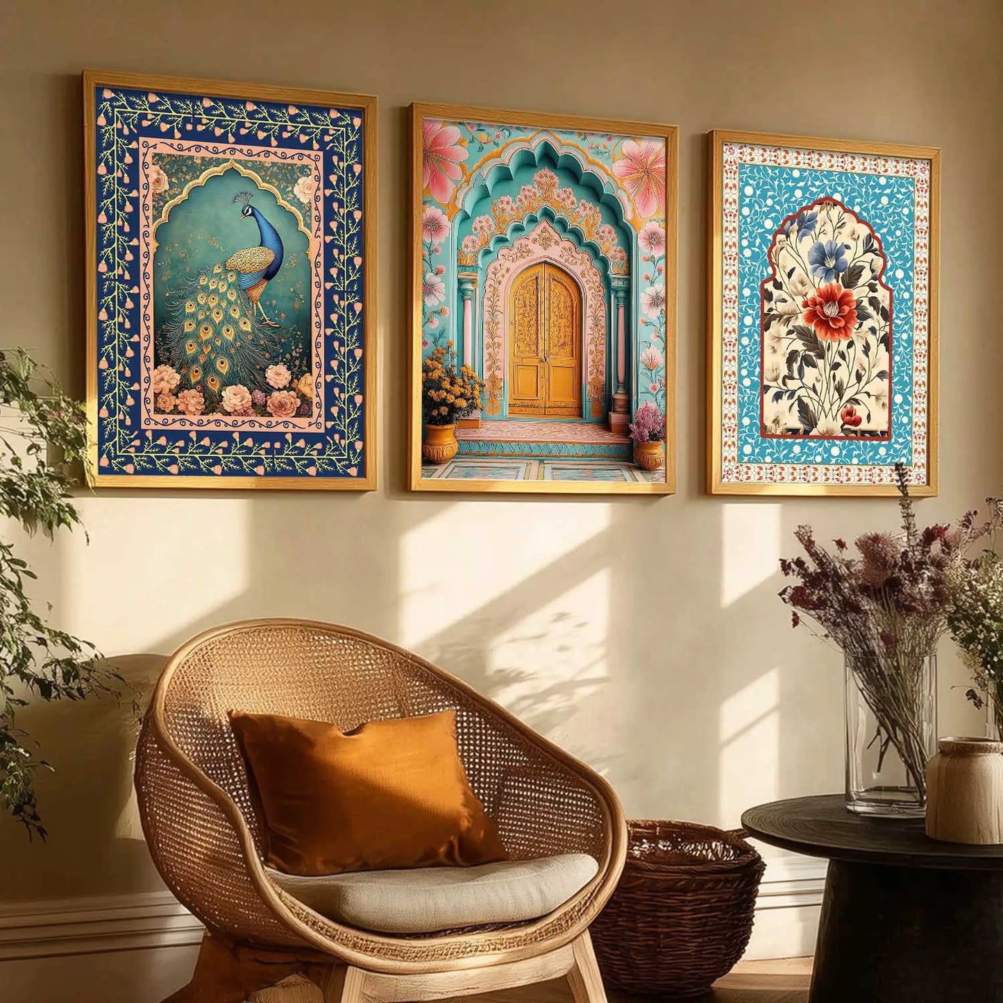 Traditional Wall Art Paintings for Living Room - Wall Poster With frames