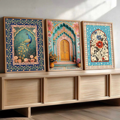 Traditional Wall Art Paintings for Living Room - Wall Poster With frames
