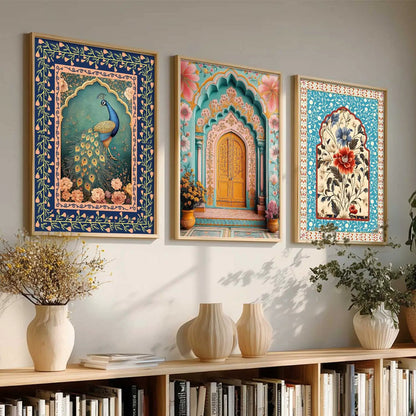 Traditional Wall Art Paintings for Living Room - Wall Poster With frames