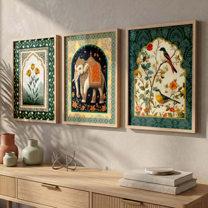 Traditional   Wall  Art  Paintings for Living Room - Wall Poster With frames