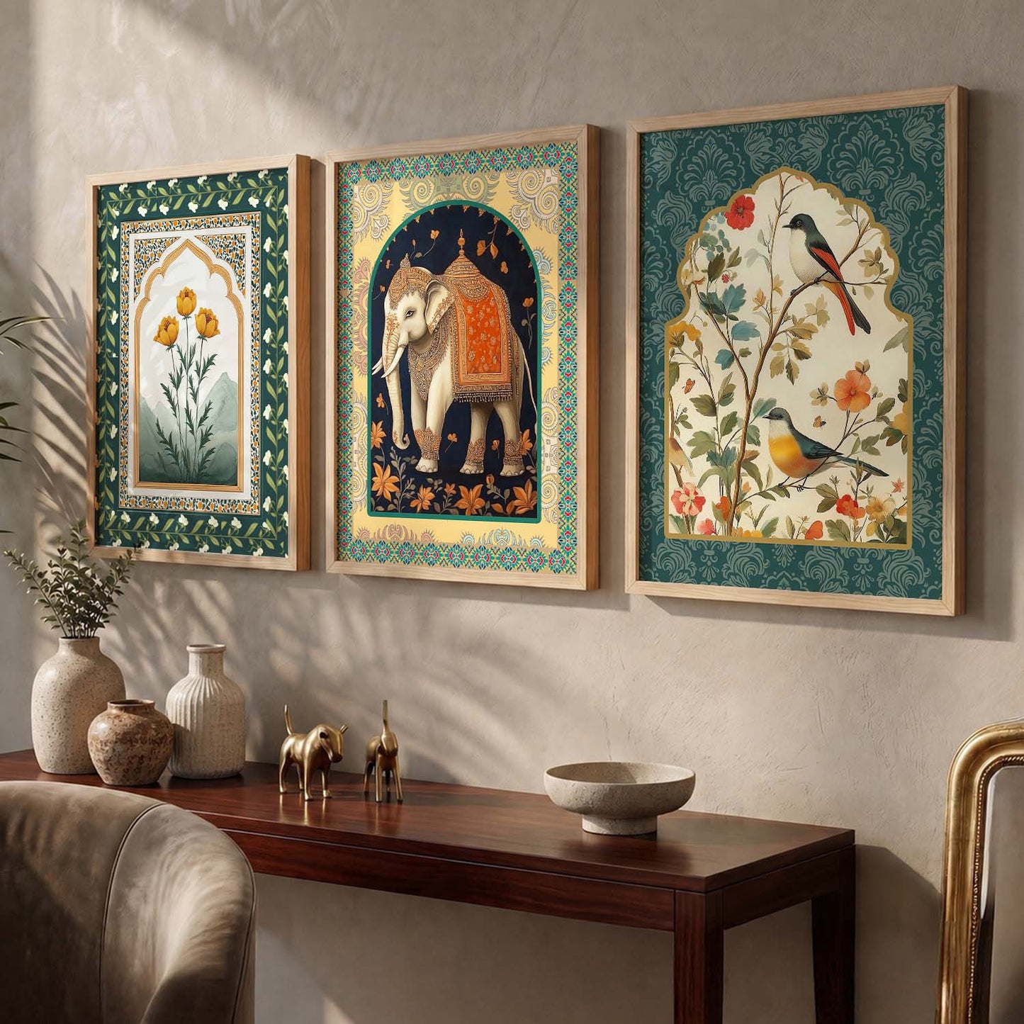 Traditional   Wall  Art  Paintings for Living Room - Wall Poster With frames