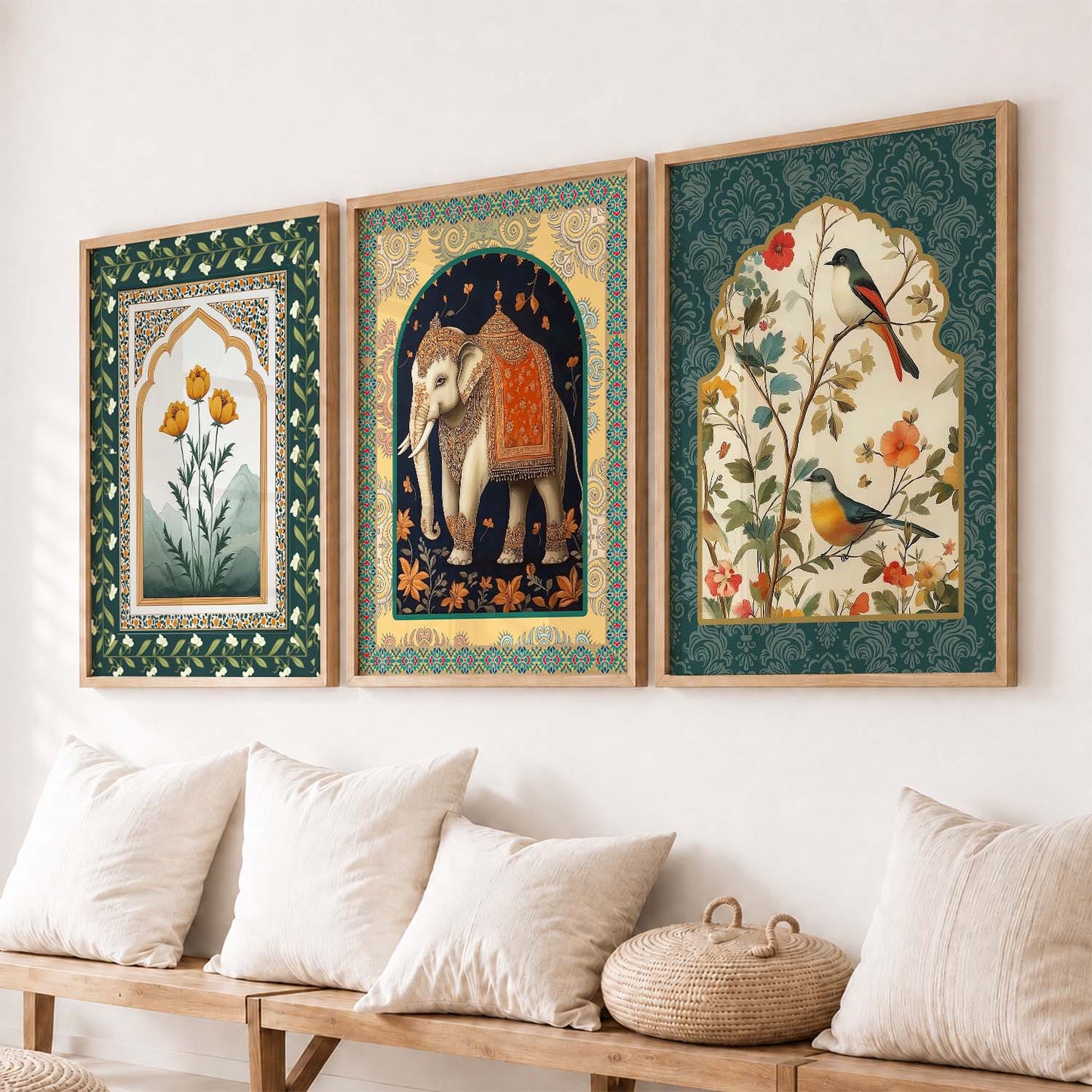 Traditional   Wall  Art  Paintings for Living Room - Wall Poster With frames