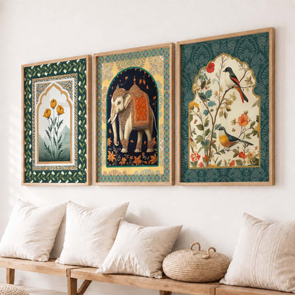 Traditional   Wall  Art  Paintings for Living Room - Wall Poster With frames