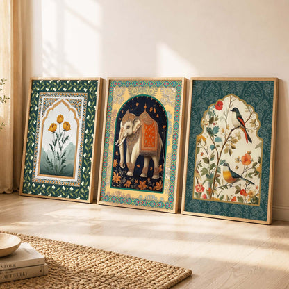 Traditional   Wall  Art  Paintings for Living Room - Wall Poster With frames