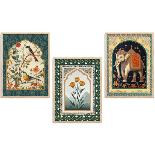 Traditional   Wall  Art  Paintings for Living Room - Wall Poster With frames