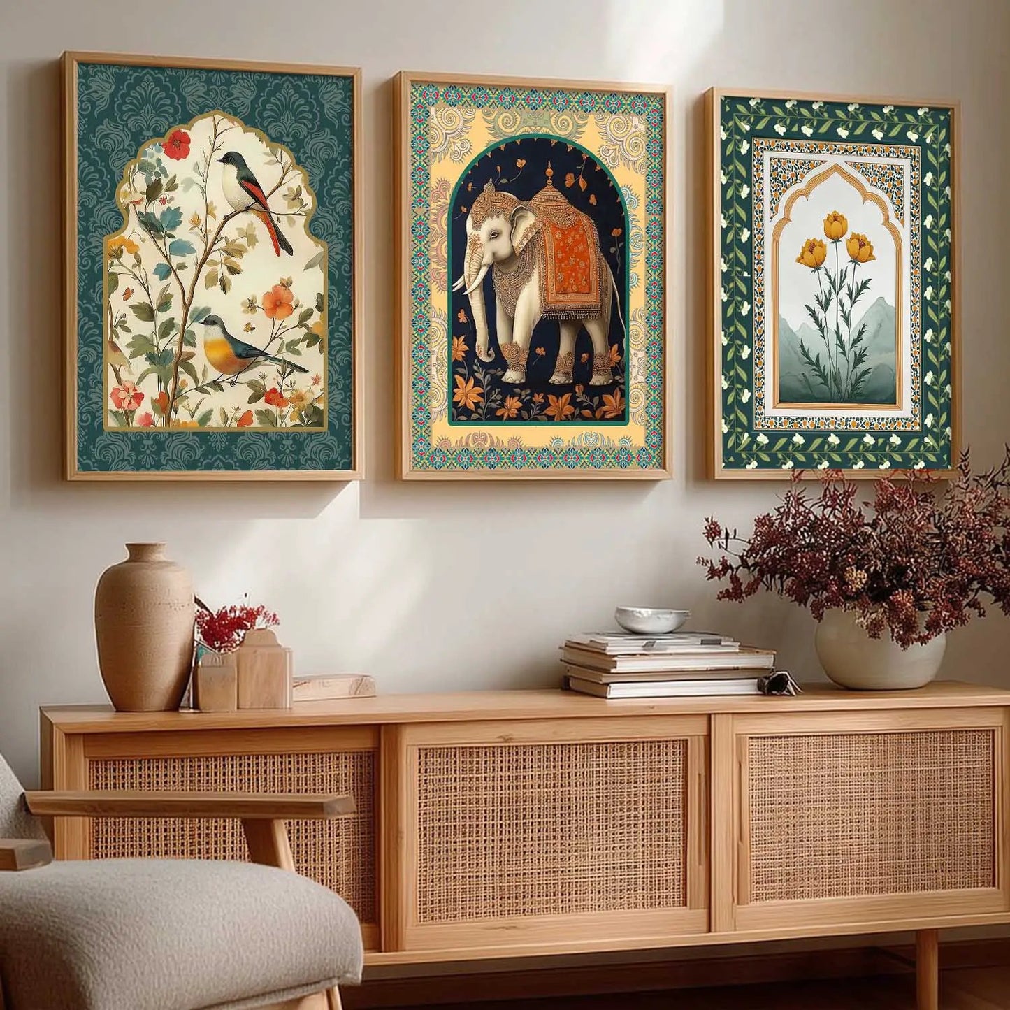 Traditional   Wall  Art  Paintings for Living Room - Wall Poster With frames