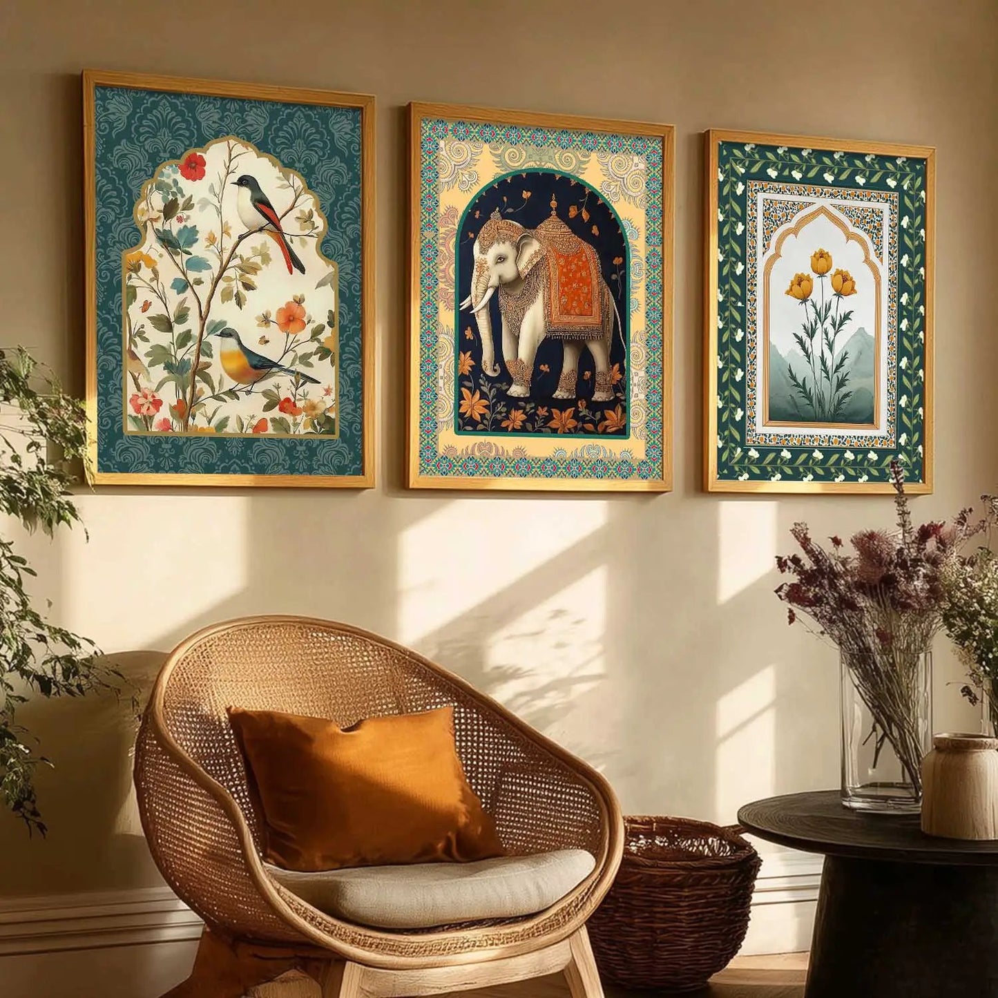 Traditional   Wall  Art  Paintings for Living Room - Wall Poster With frames