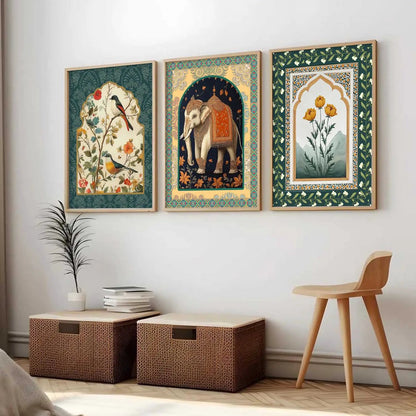 Traditional   Wall  Art  Paintings for Living Room - Wall Poster With frames