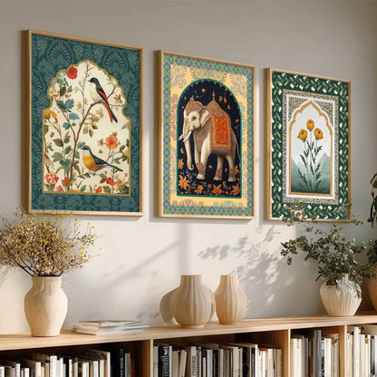 Traditional   Wall  Art  Paintings for Living Room - Wall Poster With frames
