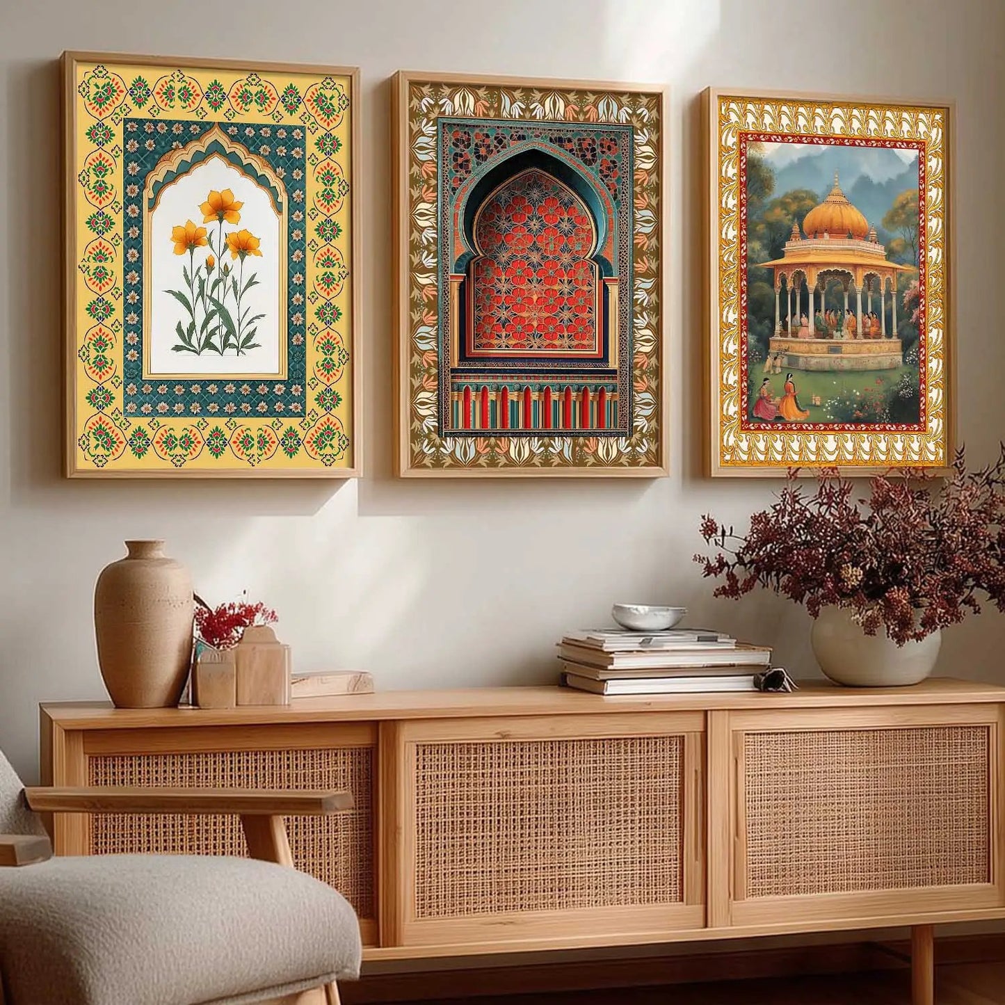 Traditional    Wall  Art  Paintings for Living Room - Wall Poster With frames