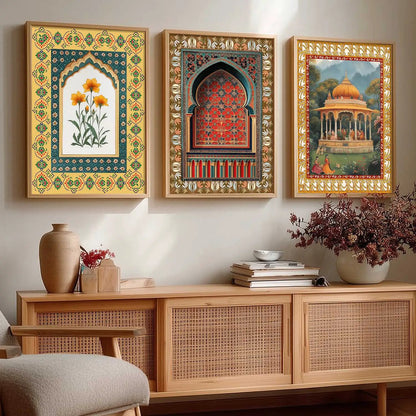 Traditional    Wall  Art  Paintings for Living Room - Wall Poster With frames