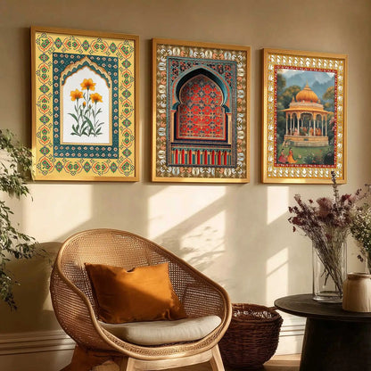 Traditional    Wall  Art  Paintings for Living Room - Wall Poster With frames
